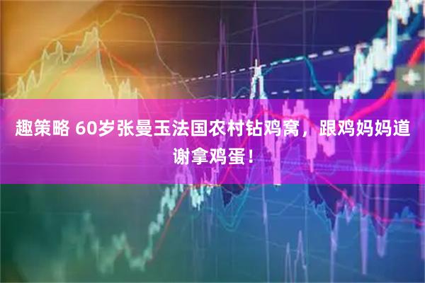 趣策略 60岁张曼玉法国农村钻鸡窝，跟鸡妈妈道谢拿鸡蛋！